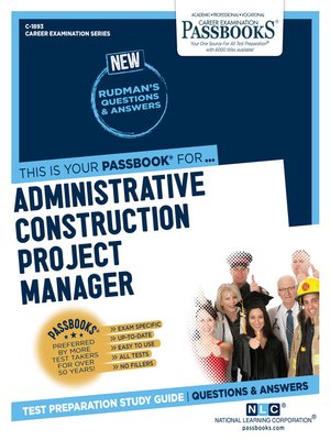 cover image of Administrative Construction Project Manager